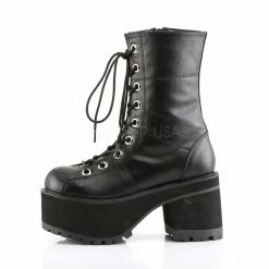 DEMONIA Ranger-301 Women's Vegan Leather Goth Alternative Combat Platforms Boots