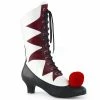 Boots FUNTASMA It-120 Women's It Pennywise Inspired Clown Costume Halloween Shoes Boot