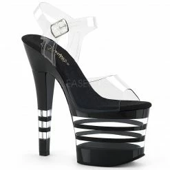 PLEASER Radiant-708LN Lined Stripper Exotic Pole Dancer Club Platforms 7" Heels