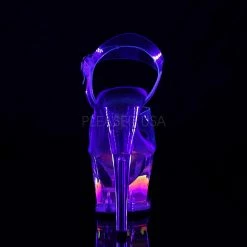 PLEASER Moon-708FLM Ombre Flames Fire Stripper Dancer Club Platforms 7