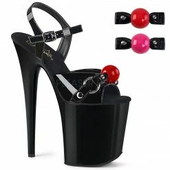 PLEASER Flamingo-809GB Gag Ball Sexy Stripper Pole Dancer Club Platform 8