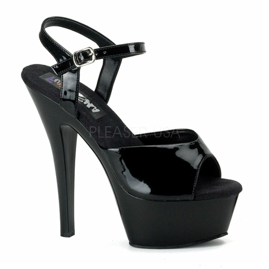 FUNTASMA Juliet-209 Black Red White Costume Or Fashion Club Dress Sandals Heels
