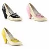 Discontinued PINUP COUTURE Poppy-18 Mary Jane Spectator Pump Heart Cutout Heels