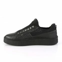 Mens/Unisex DEMONIA Sneeker-125 Men's Unisex Goth Rocker Stud Creeper Platform Sneaker Shoes