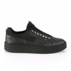 Mens/Unisex DEMONIA Sneeker-125 Men's Unisex Goth Rocker Stud Creeper Platform Sneaker Shoes