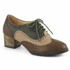 PINUP COUTURE Russell-34 Wingtip Oxfords Brogue Detail 2