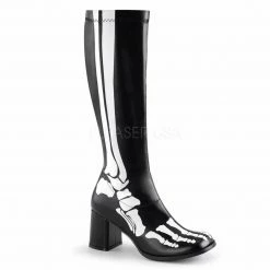 Discontinued FUNTASMA Gogo-300XRAY X-Ray Skeleton Bones Costume Halloween Boots