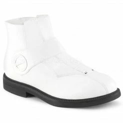 FUNTASMA Clone-102 White Men's Pimp Storm Trooper Costume Or Fashion Ankle Boots