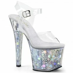 PLEASER Radiant-708BHG Holographic Stripper Pole Dancer Club Platforms 7