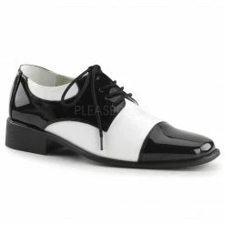 FUNTASMA Disco-18 Men's 80's Jazz Stage Broadway Disco Oxford Pimp Costume Shoes