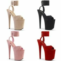 PLEASER Flamingo-891 Faux Suede Stripper Pole Dancer Club 8