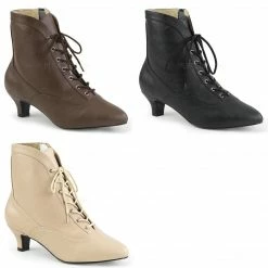 Discontinued PLEASER PINK LABEL Fab-1005 Ankle Boots 2" Boots Drag Women's 8-15