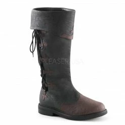 FUNTASMA Captain-110 Pirate Captain Buccaneer Medieval Larp Mens Costume Boots