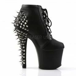PLEASER Fearless-700-28 Goth Punk Spikes Studded Platform 7
