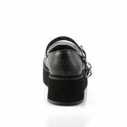 DEMONIA Sprite-05 Goth Gothic Witch Spider Web Charm Platform Mary Janes Heels