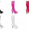 FUNTASMA Exotica-2000 White Black Pink Red Silver Super Hero Costume Gogo Boots