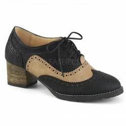PINUP COUTURE Russell-34 Wingtip Oxfords Brogue Detail 2