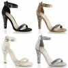 Discontinued FABULICIOUS Clearly-436 Rhinestones Wedding Bridal Prom Dress Heels