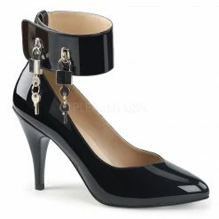 Discontinued PLEASER PINK LABEL Dream-432 Lock Cuff 4" Heels Drag Women's 8-16