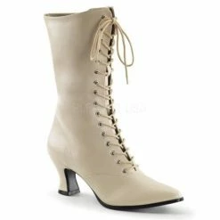 FUNTASMA Victorian-120 1800s 1900s Witch Vintage Pioneer Steampunk Granny Boots