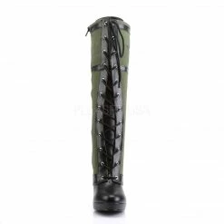 FUNTASMA Arena-2022 Army Green Khaki Star Military Cosplay Costume Knee Boots