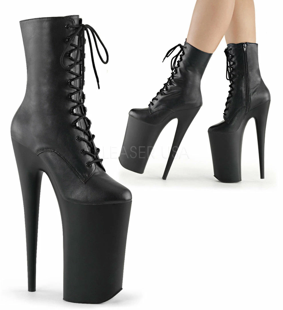 PLEASER Beyond-1020 Pole Dancing Extreme Fetish 10" Inch High Heel Platform Boot