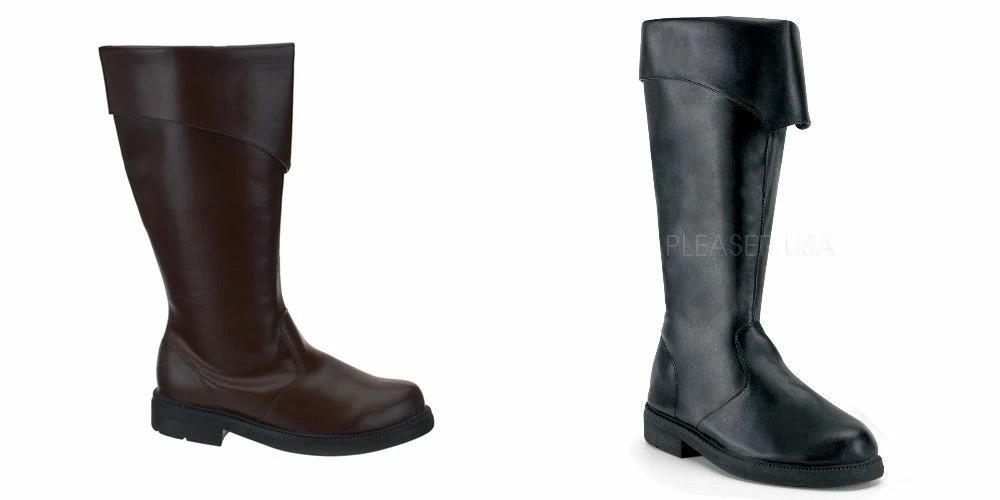 FUNTASMA Captain-105 Pirate Captain Buccaneer Medieval Larp Mens Costume Boots