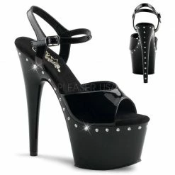 PLEASER Adore-709LS Rhinestones 7" Stripper Pole Dancer Club Platforms Heels