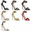 PLEASER Amuse-10 Strappy Open Toe Dress Party Evening Heels LARGE PLUS SIZE 4-15
