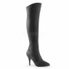Discontinued PLEASER Vanity-2013 Leather Knee Boots 4" Heel Women's Size 5-13