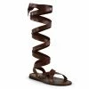 FUNTASMA Men's Roman-12 Spartan Spartacus Gladiator Jesus Toga Larp Flat Sandals Mens/Unisex