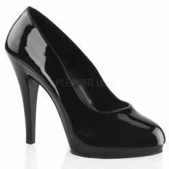FABULICIOUS Flair-480 Black Drag Work Heels Pumps Women's 4-15