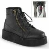 Mens/Unisex DEMONIA V-Creeper-571 High Top High-Top Goth Men's Unisex Platform Shoes Boots