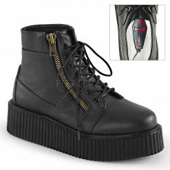 Mens/Unisex DEMONIA V-Creeper-571 High Top High-Top Goth Men's Unisex Platform Shoes Boots