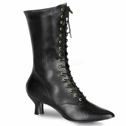 FUNTASMA Victorian-120 1800s 1900s Witch Vintage Pioneer Steampunk Granny Boots