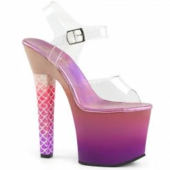 PLEASER ARIEL-708OMBRE Mermaid Scales Stripper Pole Dance Club Platform 7