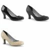 Discontinued PLEASER PINK LABEL Jenna-01 Work Pumps 3" Heels Drag Women's 8-15