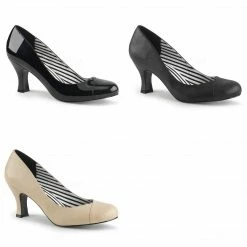 Discontinued PLEASER PINK LABEL Jenna-01 Work Pumps 3" Heels Drag Women's 8-15