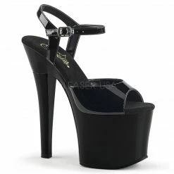 PLEASER Radiant-709 Stripper Pole Dancer Club Ankle Strap Platforms 7" Heels