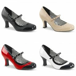 Discontinued PLEASER PINK LABEL Jenna-06 Dress Work 3" Heels Drag Womens 8-15