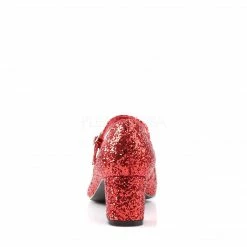 Heels FUNTASMA Schoolgirl-50G Red Glitter Mary Janes Dorothy Costume Halloween 2