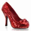 FUNTASMA Oz-06 Dorothy Wizard Of Oz Red Ruby Slippers Costume Halloween Heels
