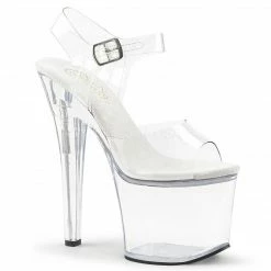 PLEASER Radiant-708 Ankle Straps Stripper Pole Dancer Club Platforms 7" Heels