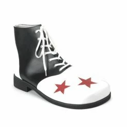Heels FUNTASMA Clown-02 Men's Black White Red Yellow Bozo Circus Clown Costume Shoes