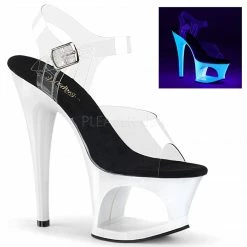 PLEASER Moon-708UV UV Blacklight Reactive Stripper Dancer Club Platform 7