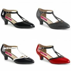 Discontinued PLEASER PINK LABEL Fab-428 Dress Work Pumps 2" Heel Drag Women 8-15