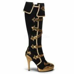 FUNTASMA Arena-2012 Black Buccaneer Pirate Circus Victorian Gothic Costume Boots