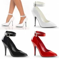PLEASER Seduce-431 Work Dress 5" Heels Pumps Drag Cross Dress Women's Size 4-15