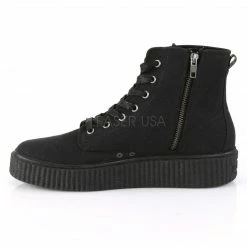 DEMONIA Sneeker-201 Men's Unisex Goth Rocker High Top Creeper Platform Sneakers Mens/Unisex