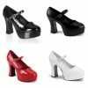 FUNTASMA Maryjane-50 Black Red White Cosplay Halloween Dress Costume 4" Heels
